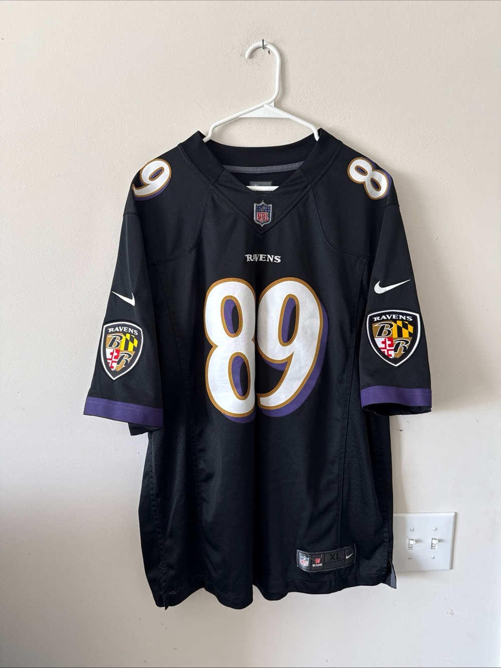 Men's Nike Mark Andrews #89 Baltimore Ravens Vapor Lmtd NFL Jersey Sz XL - RARE